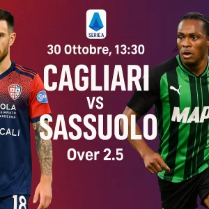 Pronostico Serie A Cagliari vs Sassuolo | Quote, Statistiche e Analisi Pre-Partita